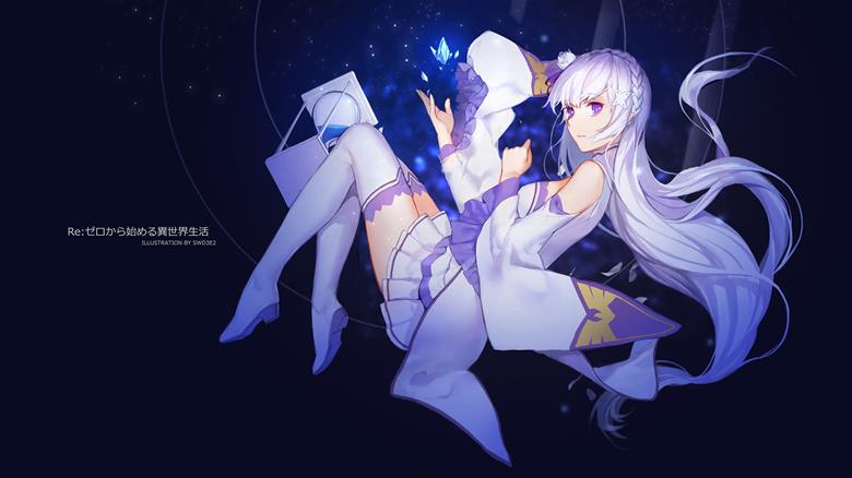 Re:从零开始的异世界生活,小女孩,爱蜜莉雅,艾蜜莉亚,长筒靴图片
