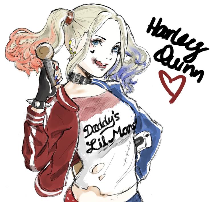 Harley Quinn|插画师カーリロ的哈莉·奎恩插画图片