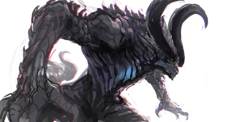 ドラゴン人|Mr.tangle的奇幻怪物插画图片