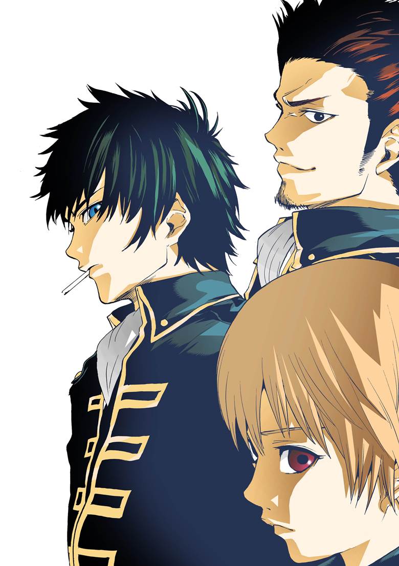 hijikata, okita, 香烟, Shinsengumi, 银魂, 近藤勋