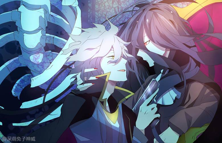 komaeda nagito, Izuru Kamukura, Izuru/Nagito, Danganronpa, 神座出流, 超级弹丸论破2【腐】, Danganronpa 100+ bookmarks