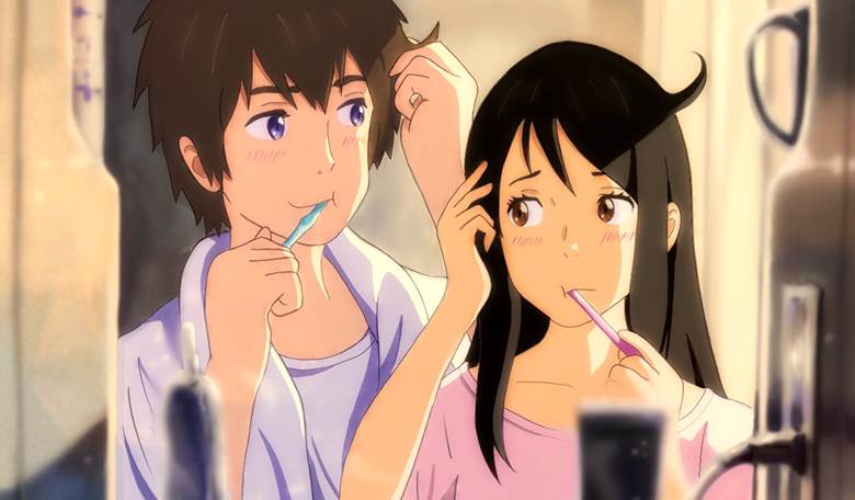 Your Name, 宫水三叶, 立花泷, 你的名字。, 新海诚, 你的名字。1000收藏, Your name: After story, 昨夜缠绵后, 刷牙, 野生的官方