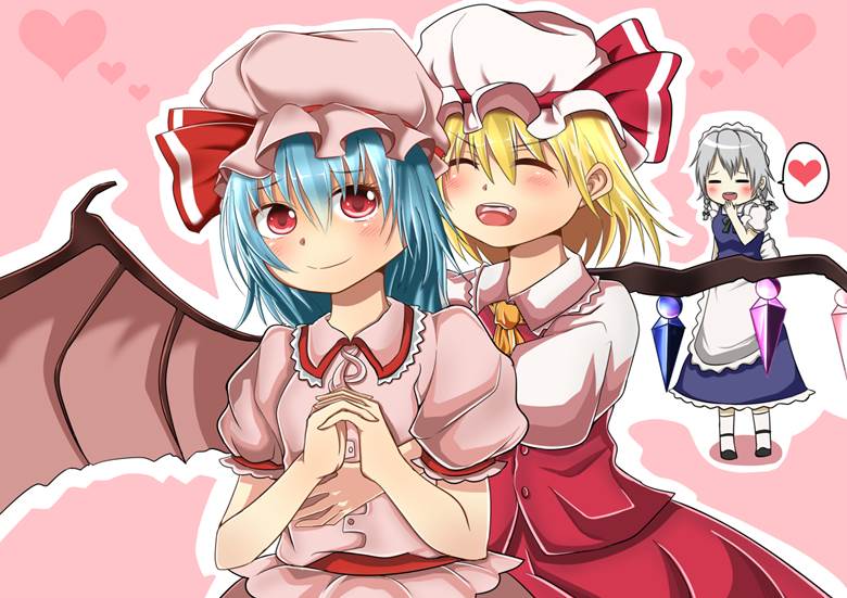 东方Project, 东方, 蕾米莉亚, 芙兰朵露, 蕾米莉亚·斯卡蕾特, 芙兰朵露・斯卡蕾特, 背德组（蕾芙）