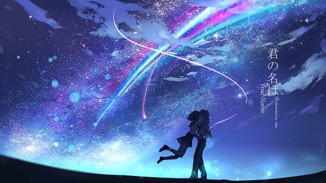 Your Name., Taki Tachibana, Mitsuha Miyamizu, Makoto Shinkai, this is lovely, Taki/Mitsuha