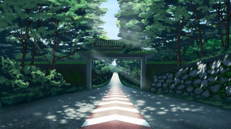 木阴の小道|liwei191的pixiv风景插画图片