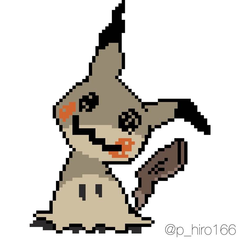 精灵宝可梦, 点阵图, 皮卡丘, 谜拟Q