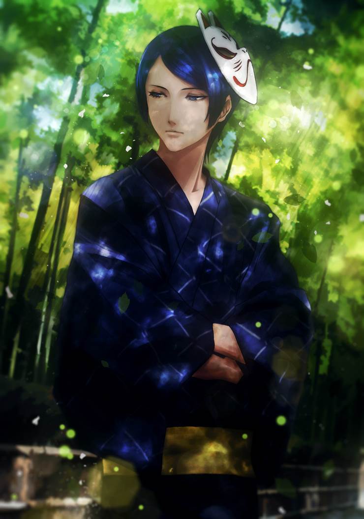 Persona 5, Yusuke Kitagawa, yukata, so cool!, Persona 100+ bookmarks