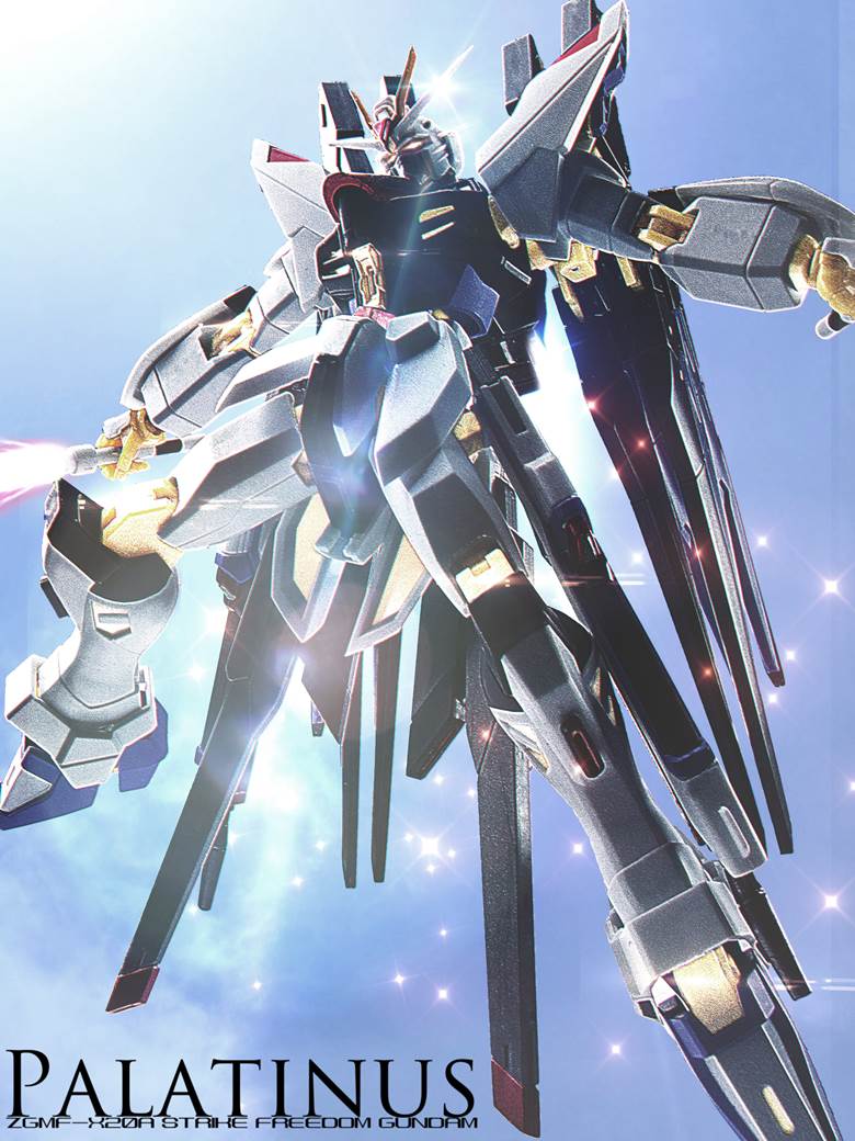 Robot魂ストライクフリーダムガンダム ぼうし的高达插画图片 Bobopic