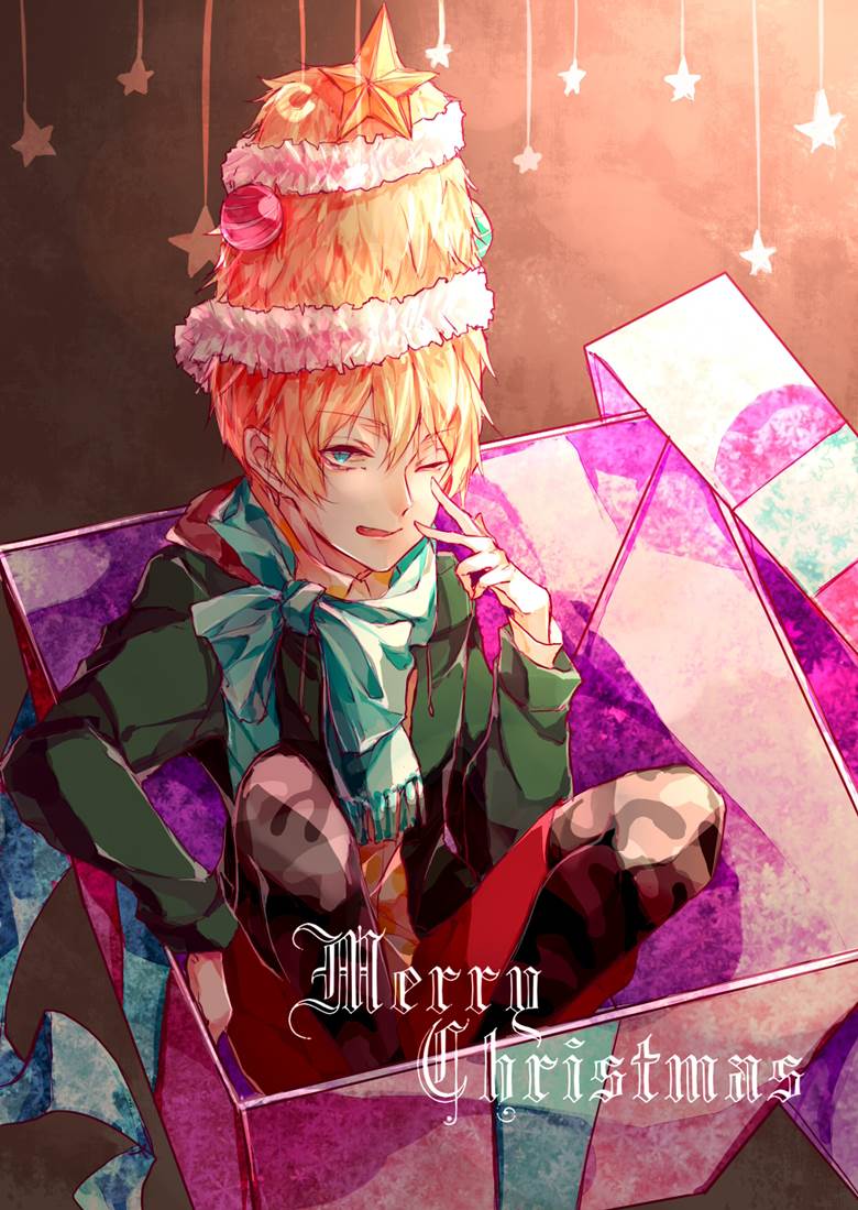 Merry Christmas☆|插画师雪樱（yuki）的花泽辉气插画图片