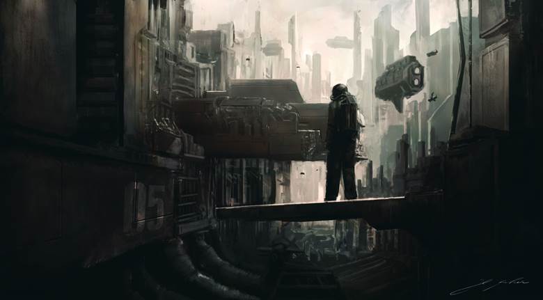 city, 概念艺术, 风景, background, 原创, future