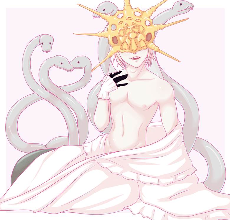 Gwyndolin, dark soul, beautiful youth, otokonoko, female clothing
