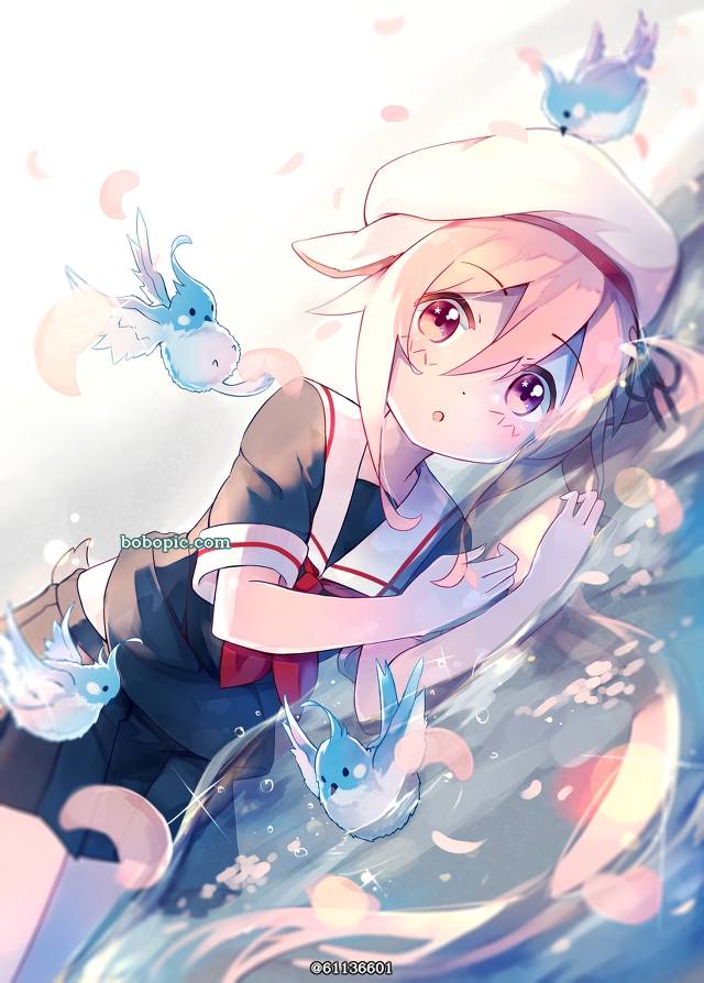 一张春雨,制服,舰队collection,兽耳,舰C,舰C好可爱,羊,鸟绘画图片