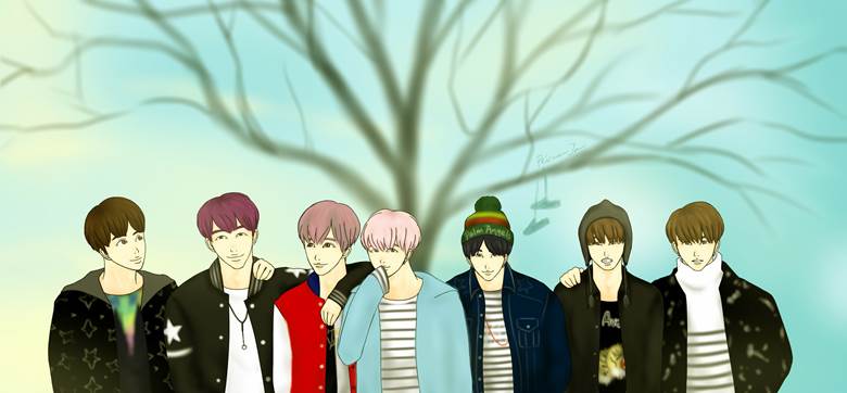 btsspringdaypw的防彈少年團pixiv插畫圖片