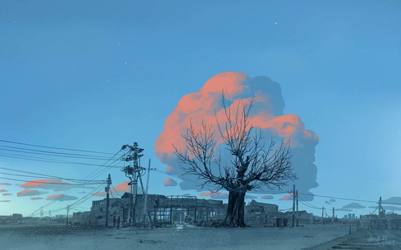 红树|咬人画的的高清风景插画图片