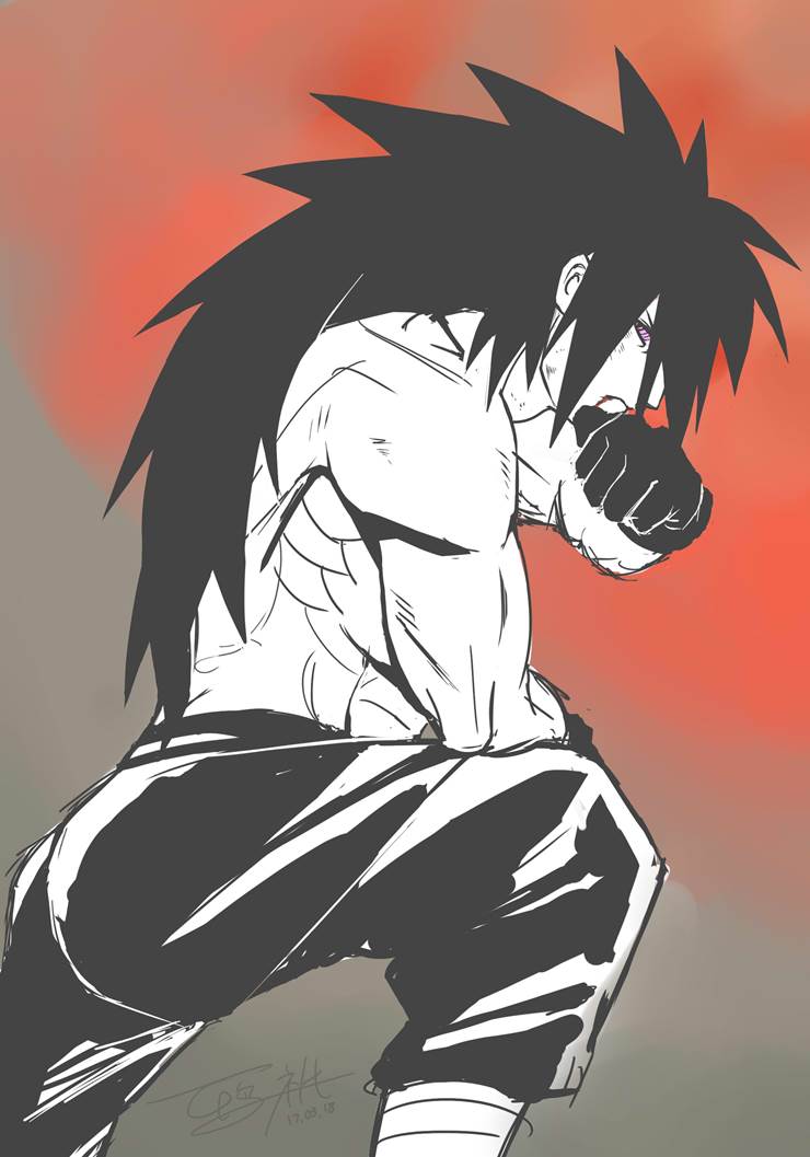 Naruto BL fanwork, 柱间×斑, uchiha madara
