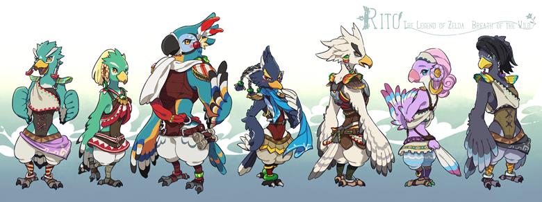 Nintendo, 塞尔达传说, 旷野之息, Rito tribe, Revali, 塞尔达传说 1000收藏, 鸟人