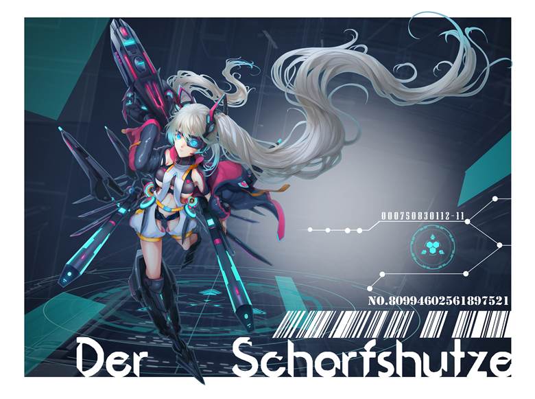 原创, 女孩子, 机娘, armed girls, 双马尾