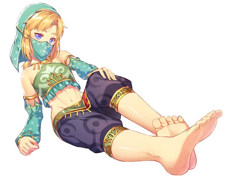 塞尔达传说, 林克, 旷野之息, Gerudo Link, 赤脚, 脚底