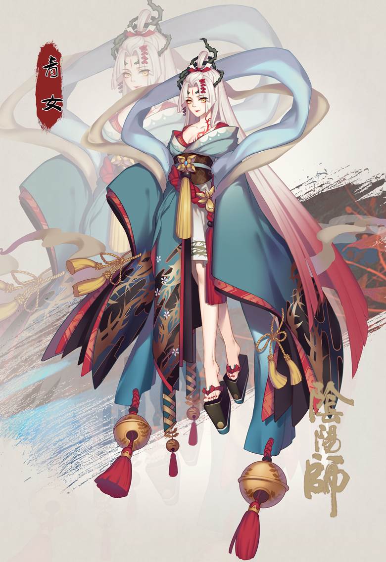 阴阳师女式神图图片