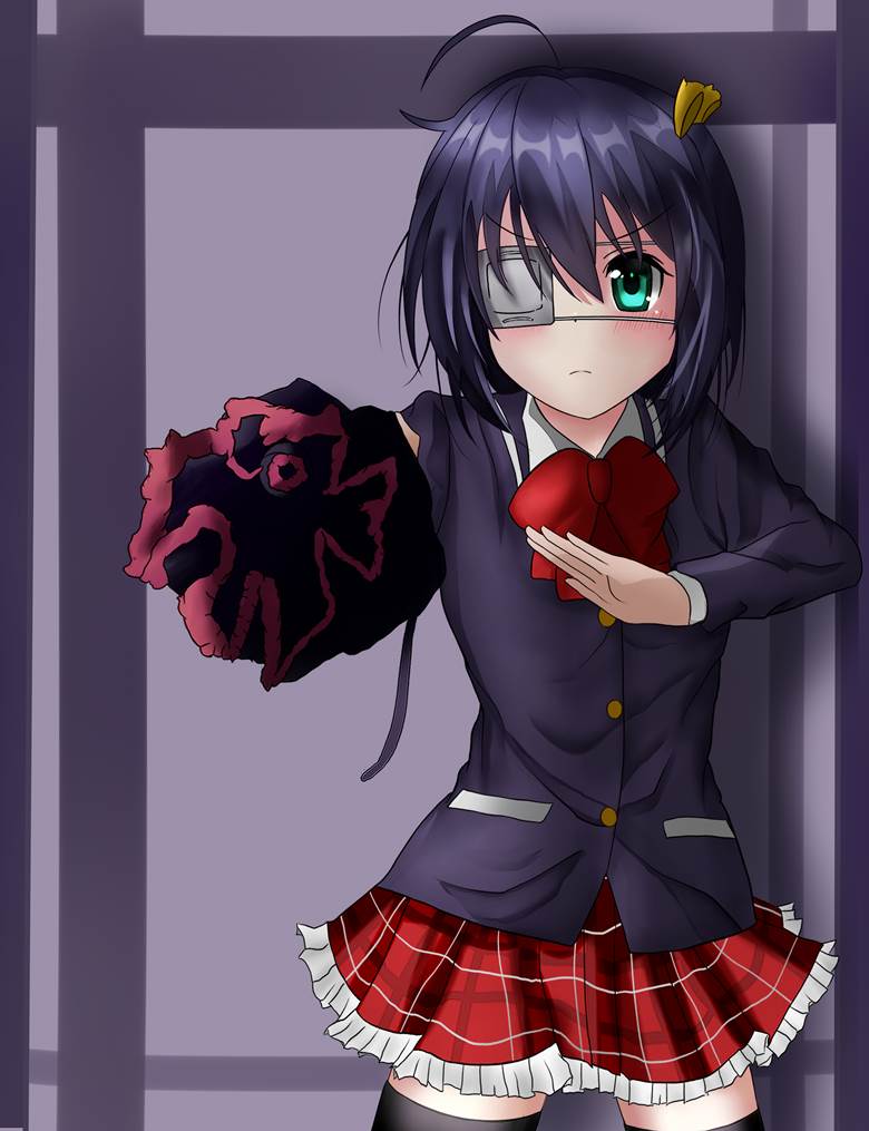 中二病也要谈恋爱！, 小鸟游六花, school uniform, chuunibyou, uniform