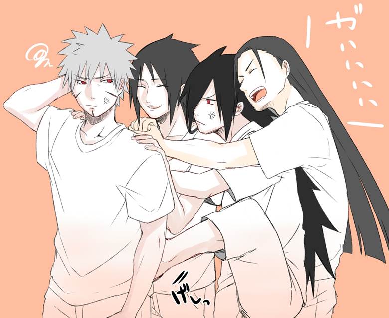 柱间×斑, Tobirama/Izuna, Naruto BL fanwork