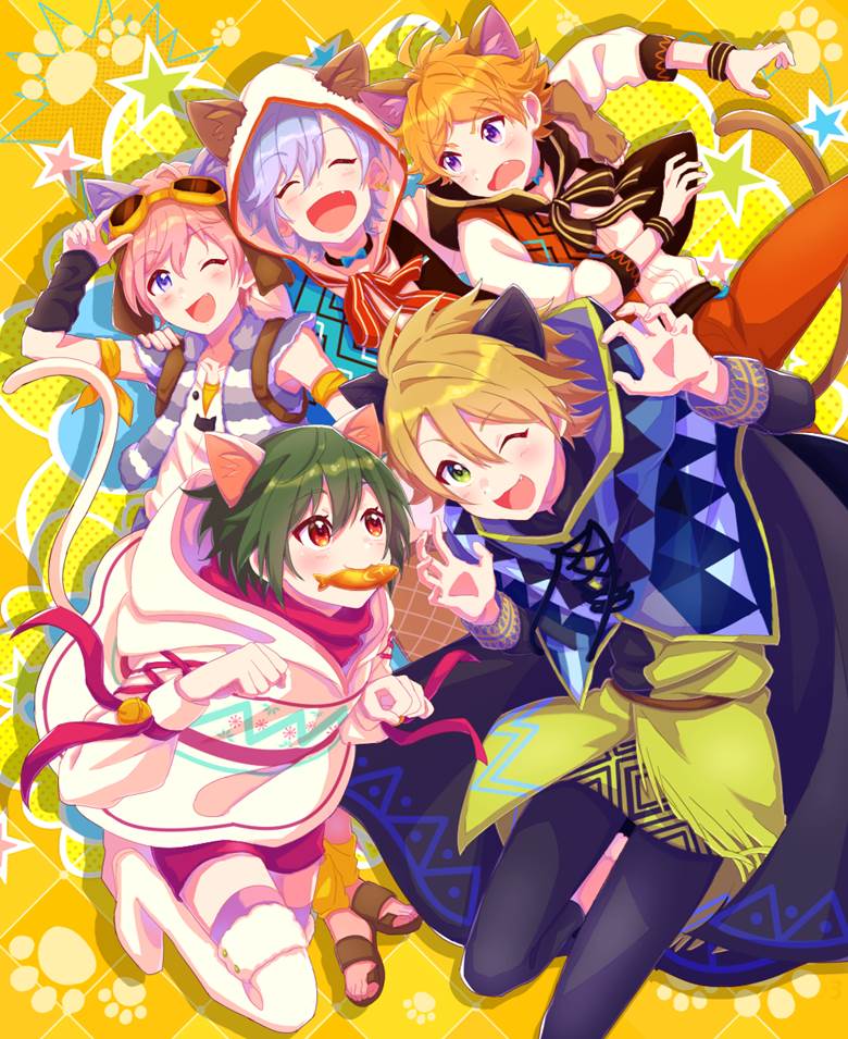 にゃにゃにゃにゃ|はんぞー的a3!满开剧团插画图片