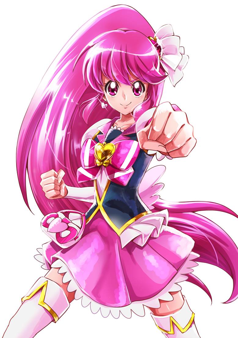 光之美少女, cure lovely, Megumi Aino, Pink Team, pink Cure, 建议点击, 长筒靴