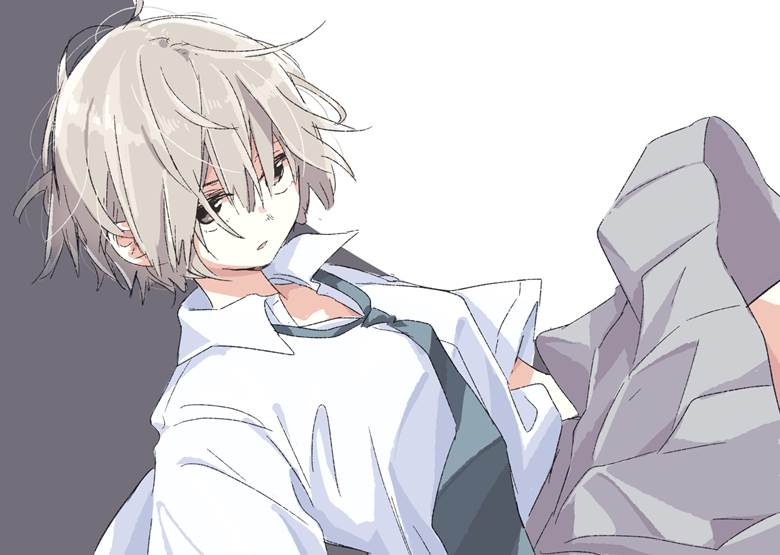 original, high school girl, fair skin, boy-cut, short bob, original 1000+ bookmarks, ennui