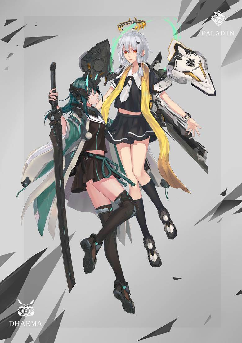 armed girls, 女高中生, 日本刀, science fiction