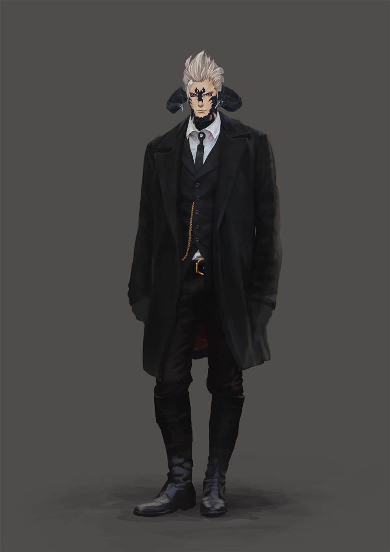 ff14龙男4|tnecniv的最终幻想14壁纸插画图片