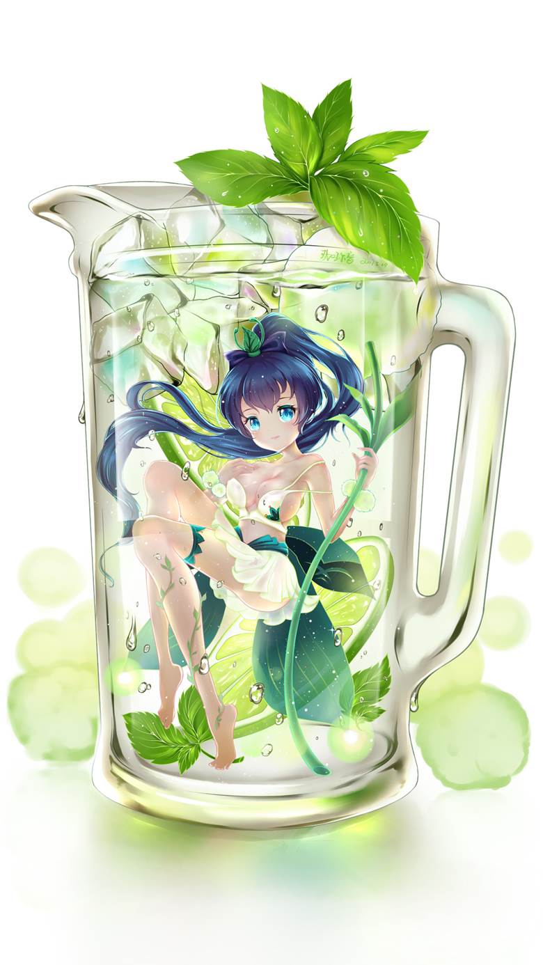 阴阳师, Onmyoji, Onmyoji, Hotarugusa, 玻璃之中, 女孩子, young girl, 水下