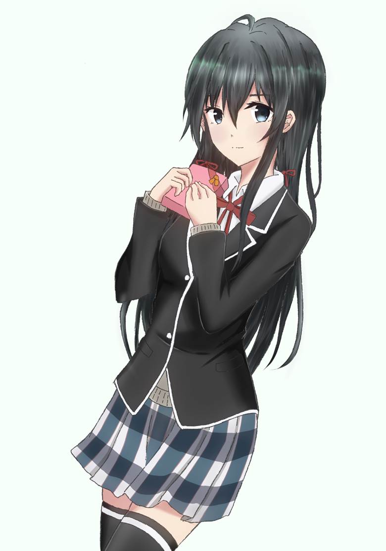 雪之下雪乃, 春物, 女孩子, uniform, 果然我的青春恋爱喜剧搞错了。
