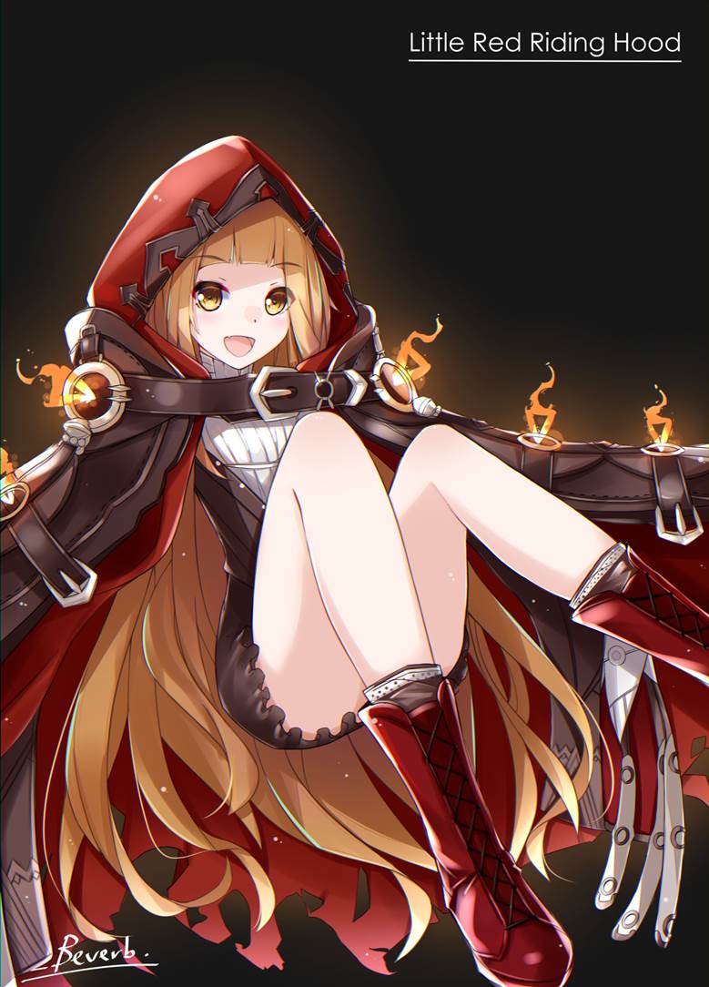 魅惑的大腿, 小红帽, 死亡爱丽丝, cloak, Red Riding Hood (SINoALICE)