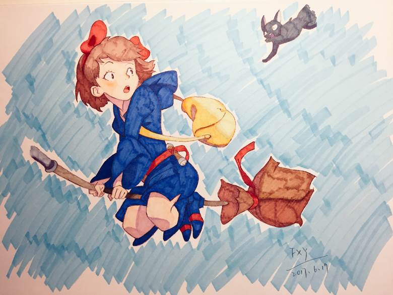 小魔女学园, kiki, 吉卜力, Ghibli 1000+ bookmarks, miyazaki hayao, 魔女宅急便