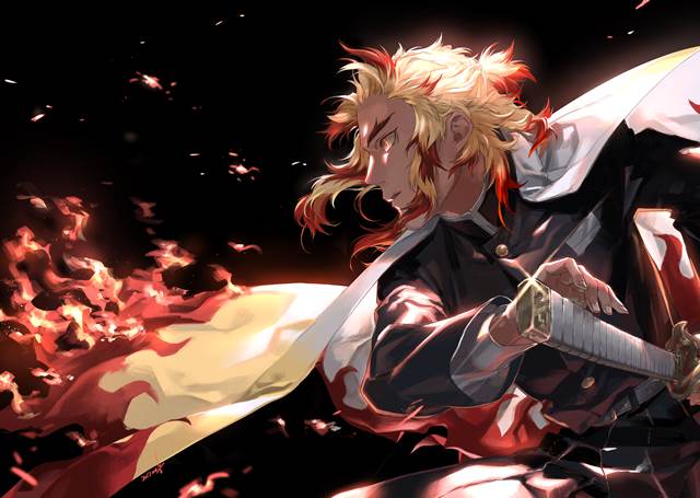 炼狱杏寿郎,鬼灭之刃,炎の呼吸图片
