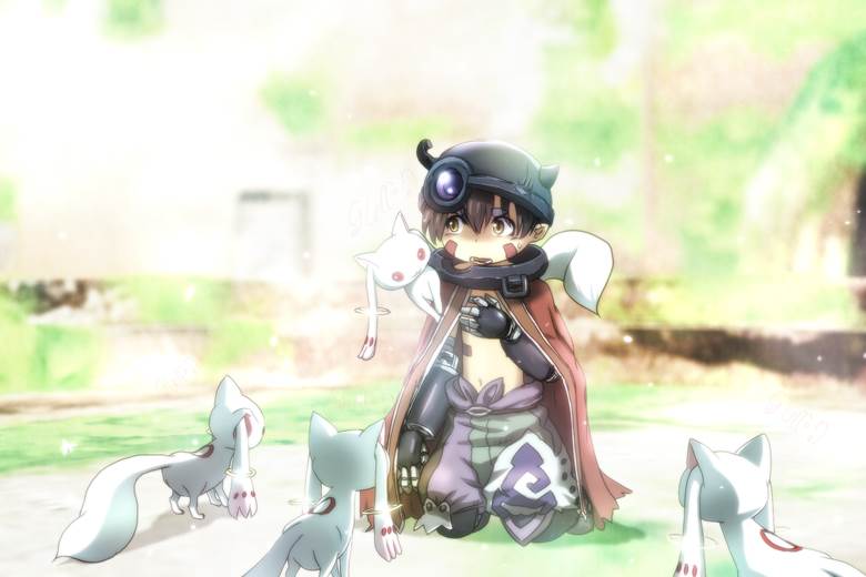 来自深渊, Reg, 丘比, 魔法少女小圆, unofficial crossover, 来自深渊 100收藏