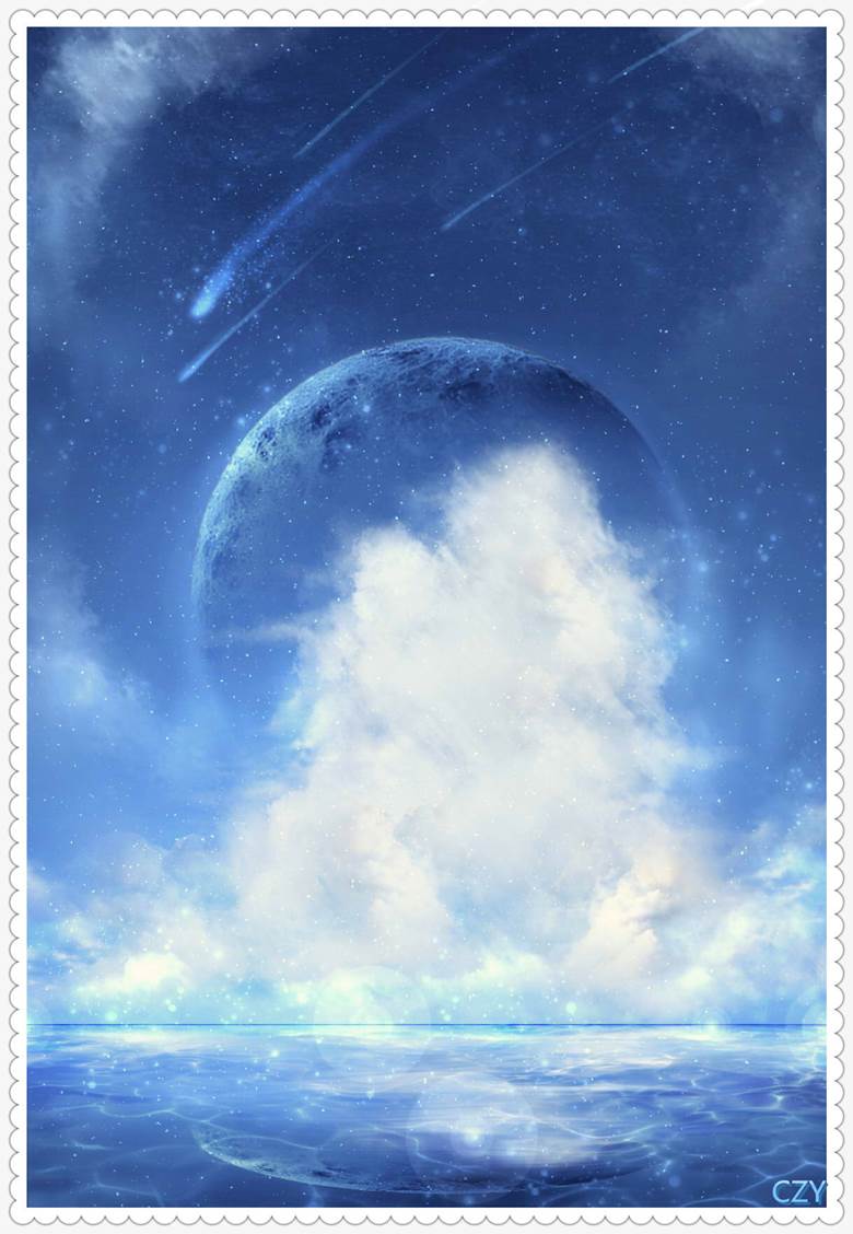 星球海|CZY的云层天空插画图片