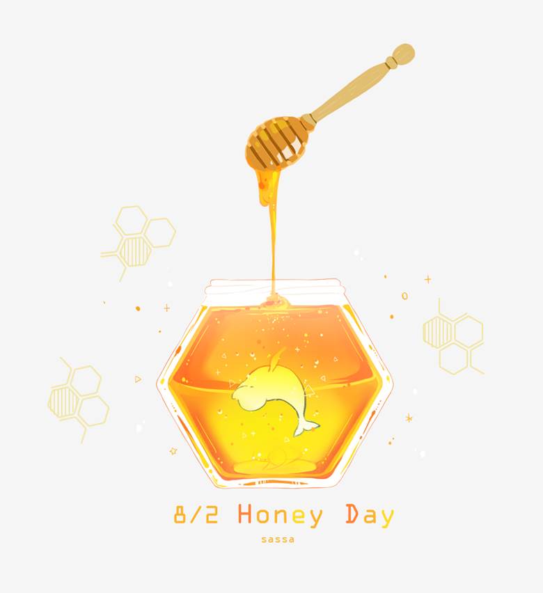 original, animal, honey, inside a glass, Original 300+ bookmarks