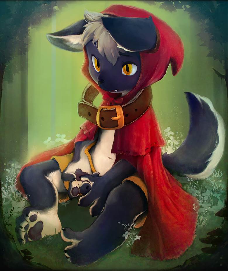 野兽, 原创, 兽耳正太, 小红帽, animal tail