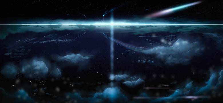 风景, 原创, 你的名字。, starry sky, background