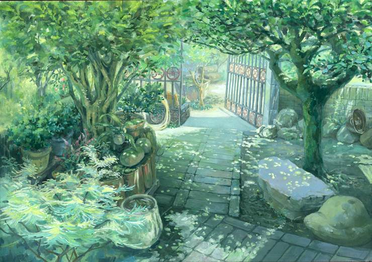 插画, landscape painting, 治愈, nature, 树, background art, sunlight through trees