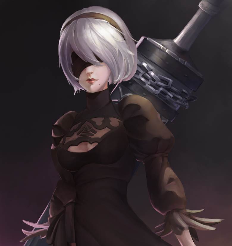 doujin, YoRHa No.2 Type B, Nier: Automata, NieR 100+ bookmarks