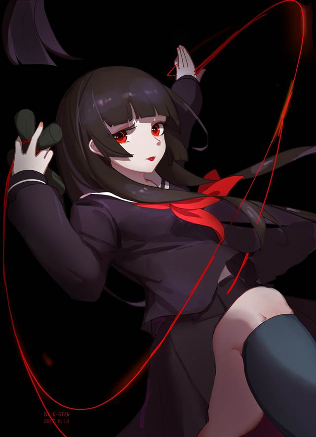 地狱少女,阎魔爱,黑长直图片