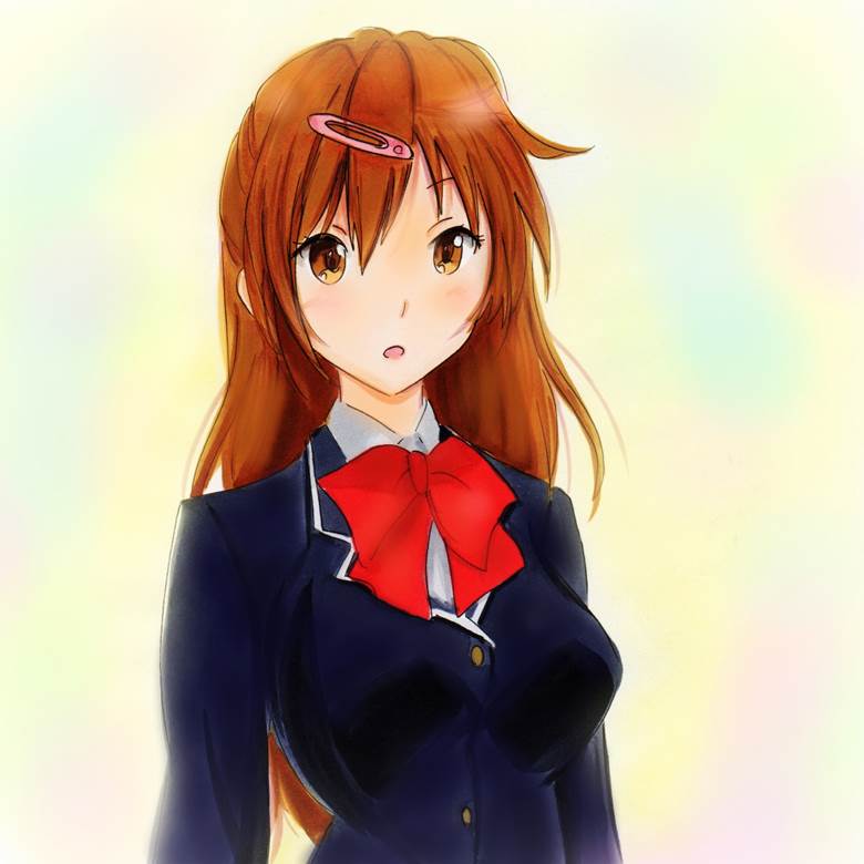 brown hair, copic, chuunibyou demo koi ga shitai!, nibutani shinka