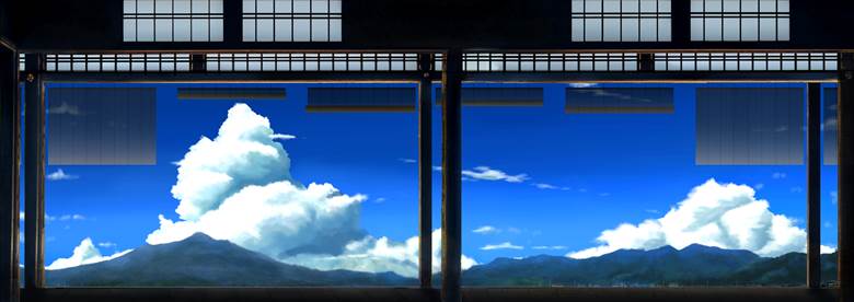 原创, 风景, background, 积雨云, 夏天, 外廊, 夏日天空