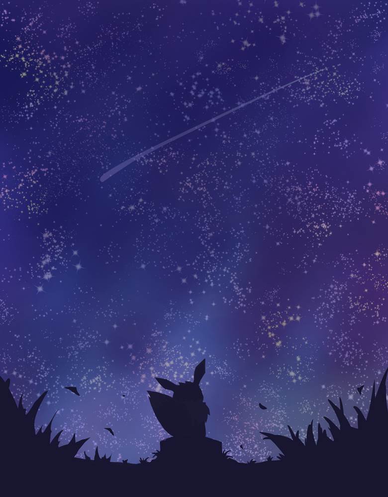 星空に愿いを|トキ的Pixiv风景壁纸插画图片