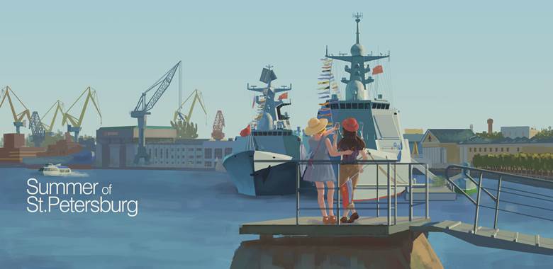 风景, 原创, 中国人民解放军, 俄罗斯, 军舰, sea, 女孩子, 军事, navy