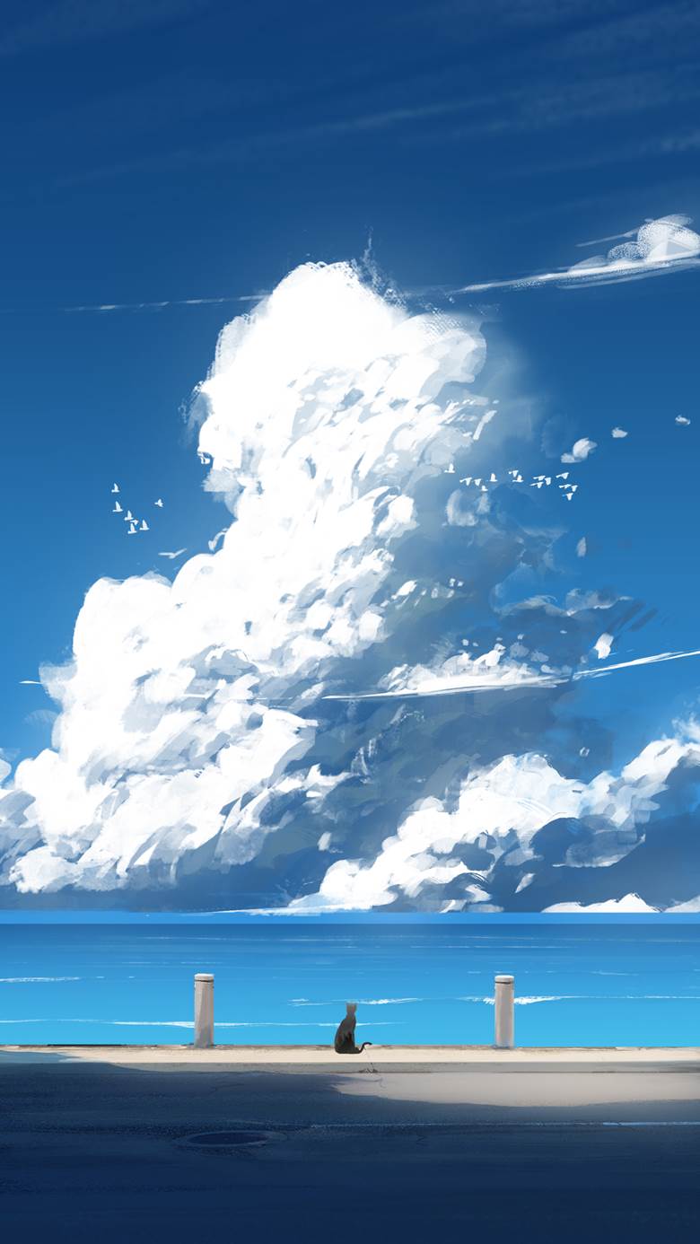 风景, 云, background, 原创, 夏天, 积雨云, cat, 蓝天, Summer's end, 风景10000收藏
