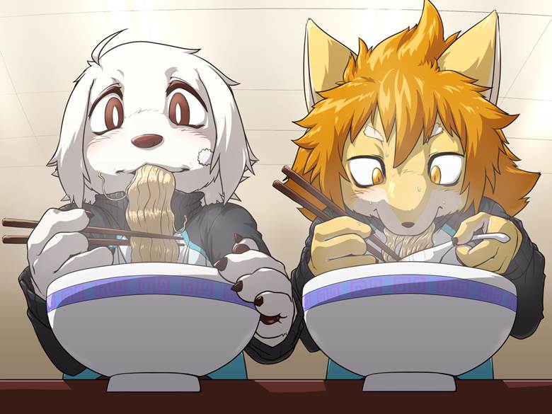 野兽, 兽耳正太, 兽人, meal, 拉面