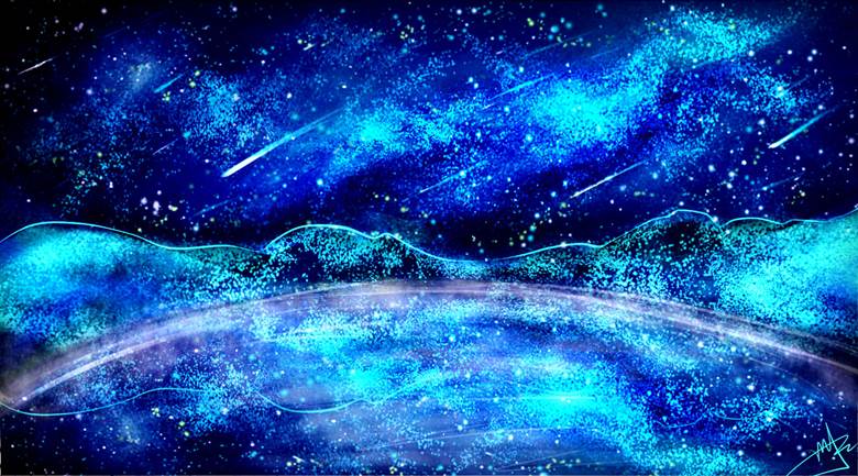星河|wy的Pixiv风景壁纸插画图片